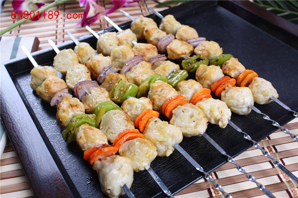 烤墨鱼丸